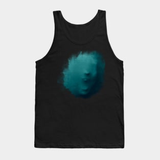 scary Face Shape for Halloween Tank Top